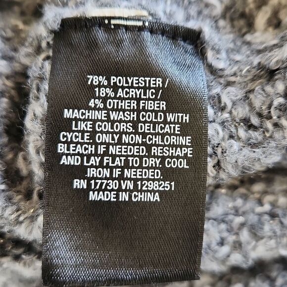 Mossimo women's XS gray sleeveless rolled neck tunic sweater - Picture 5 of 7